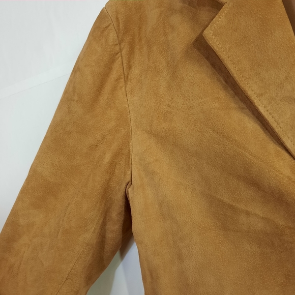 Haband Lion's Den 100% Genuine Leather Brown Men's Jacket Coat Size L Style 30A - Picture 4 of 14